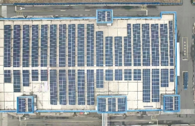 中创新航光伏项目组件安装完工，光伏科技引领绿色能源新篇章